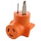 Ac Works Plug Adapter, L6-30R, 10-30P, 0 ft., Orange AD1030L630 - alternate 1